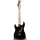 Luxxtone Guitars El Machete - Black over Red aged