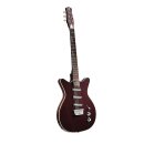 Danelectro 59 Triple Divine Elektro Gitarre Dark Burgundy