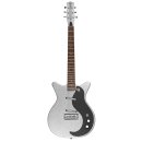 Danelectro 59M NOS+ Silver Metalflake 60th Anniversary DC Electric Guitar