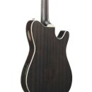 IBANEZ TOD10NL-TKF Tim Henson Signature Nylon String Elektro-Akustik-Gitarre,LEFTHAND, Transparent Black Flat