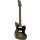 Luxxtone Guitars Choppa J -  Army Green over White P90 E-Guitar