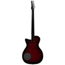 Danelectro 56 Baritone Guitar Red Burst Dolphin Headstock...