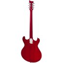 Danelectro 66 Transparent Red E-Guitar