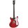 Danelectro 66 Transparent Red Elektro Gitarre in Transparent Rot