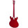 Danelectro 66 Transparent Red Elektro Gitarre in Transparent Rot