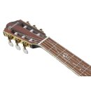 IBANEZ TOD10N-TKF Tim Henson Nylon String Signature Elektro-Akustik-Gitarre,Transparent Black Flat