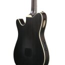 IBANEZ TOD10N-TKF Tim Henson Nylon String Signature Elektro-Akustik-Gitarre,Transparent Black Flat