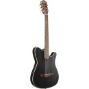 IBANEZ TOD10N-TKF Tim Henson Nylon String Signature Elektro-Akustik-Gitarre,Transparent Black Flat